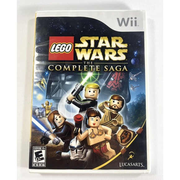 Lego Star Wars: The Complete Saga Nintendo Wii 2007 Complete with Manual Tested - Picture 1 of 9